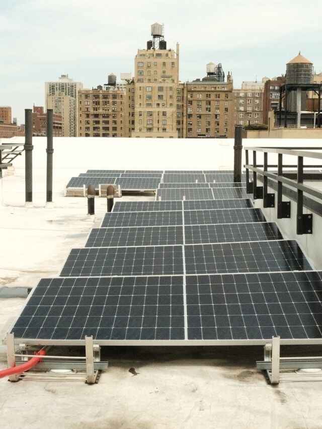 Solar panels vertical 1