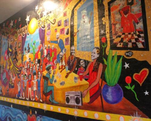 HRH residents mural