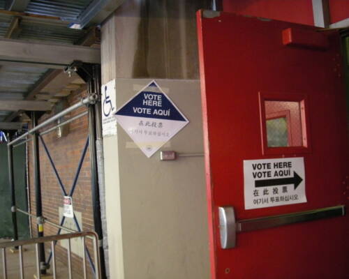 LL97 and Mayoral race votingentrance